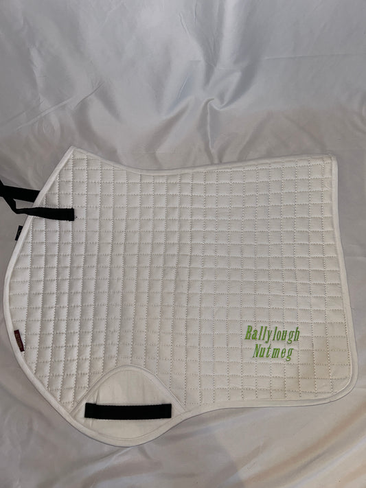 Embroidered Numnah/Saddle Pad | ABCDesignz